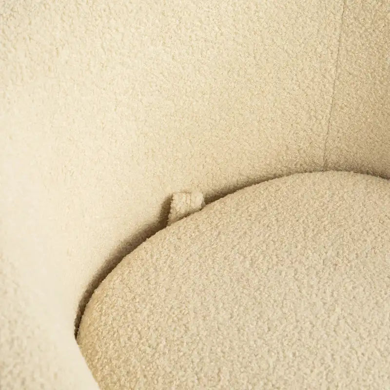 Fauteuil pivotant rembourré avec rangement et design ergonomique