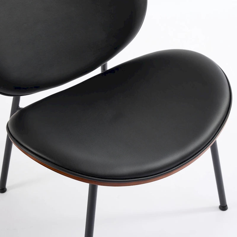 Fauteuil Tripode Shell Chair, tissu orange
