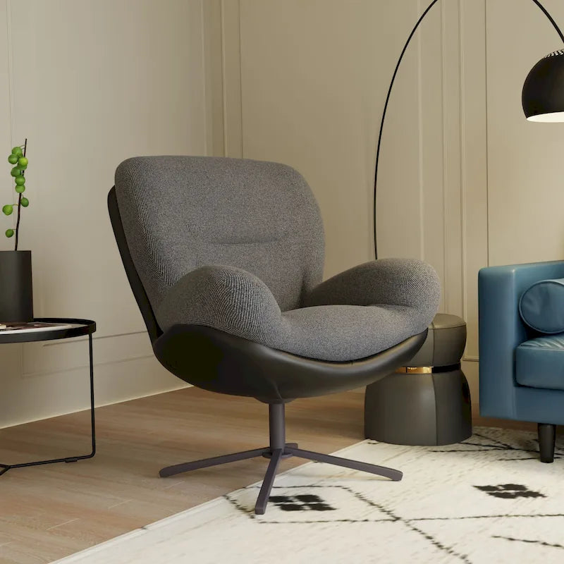 Fauteuil pivotant confortable – Canapé individuel de loisirs