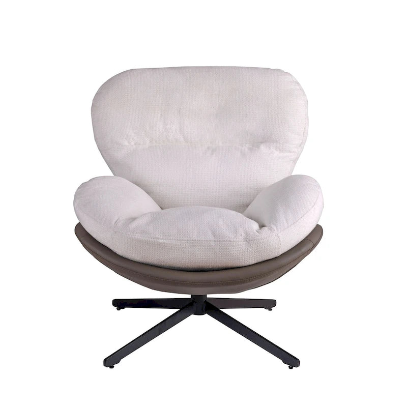Fauteuil pivotant confortable – Canapé individuel de loisirs