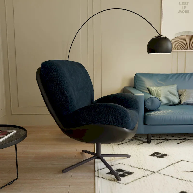 Fauteuil pivotant confortable – Canapé individuel de loisirs