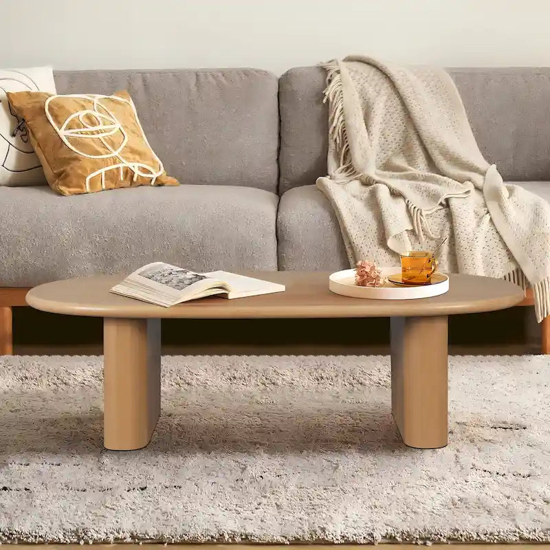 Table basse moderne Table basse ovale