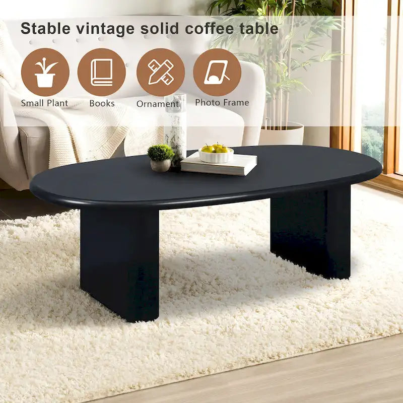 Table basse moderne Table basse ovale