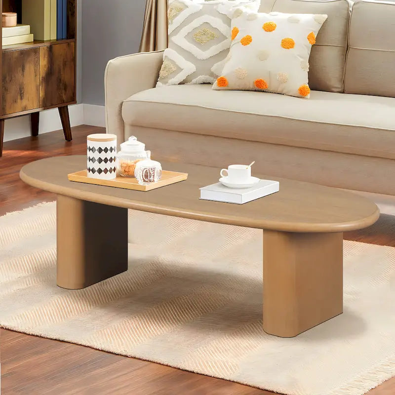 Table basse moderne Table basse ovale