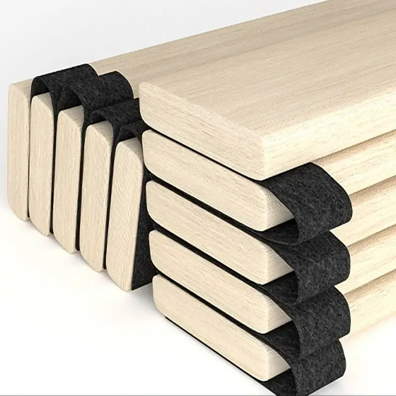 Lit plateforme en velours de style moderne avec tête de lit rembourrée