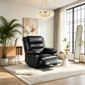 Fauteuil inclinable de massage en cuir respirant Canapé inclinable manuel pour salon