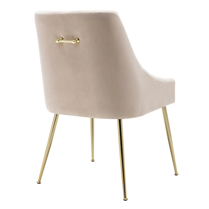 Fauteuil d'appoint contemporain en velours