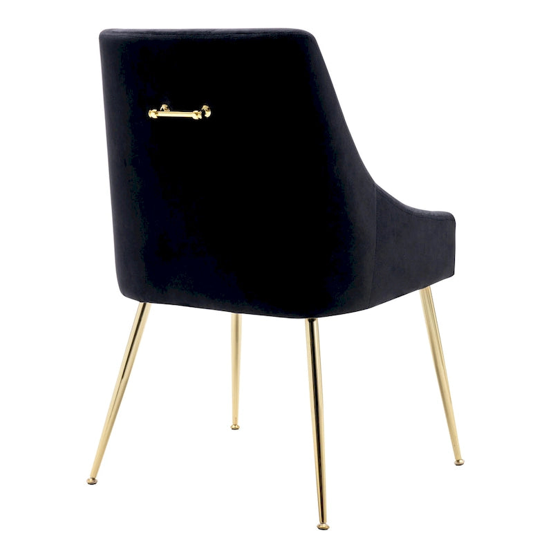 Fauteuil d'appoint contemporain en velours
