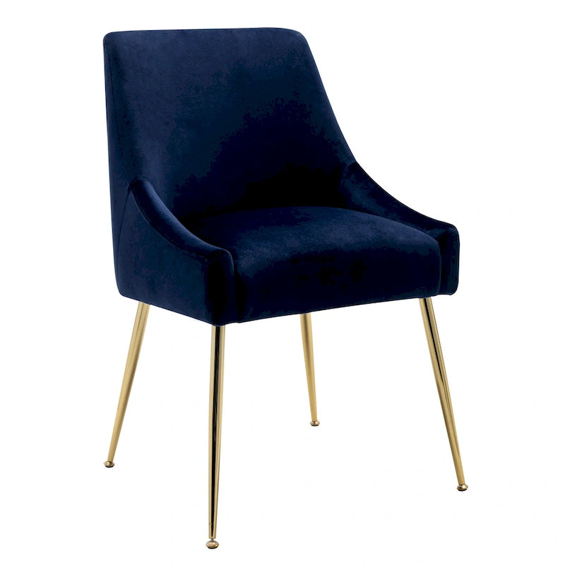 Fauteuil d'appoint contemporain en velours