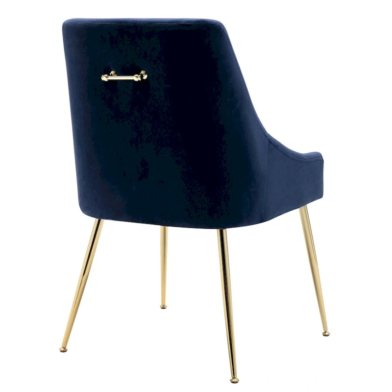 Fauteuil d'appoint contemporain en velours