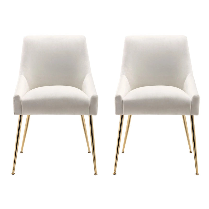 Fauteuil d'appoint contemporain en velours