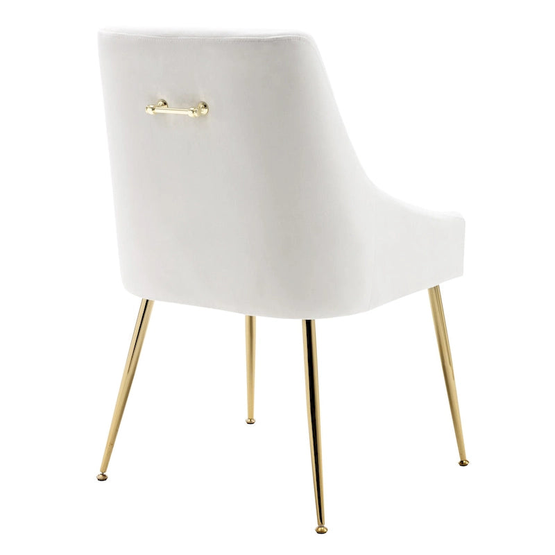 Fauteuil d'appoint contemporain en velours