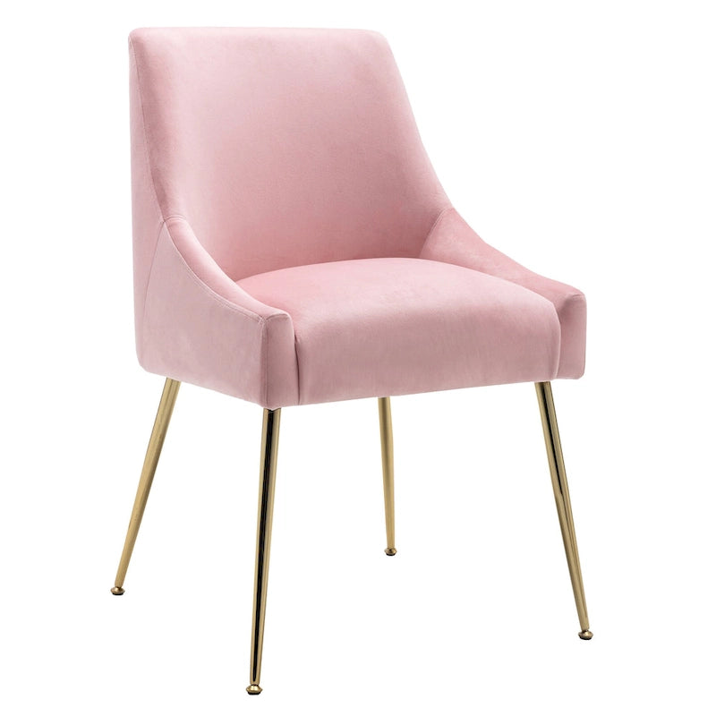 Fauteuil d'appoint contemporain en velours