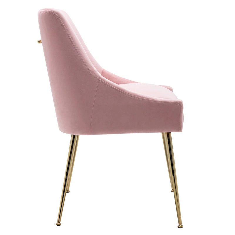 Fauteuil d'appoint contemporain en velours