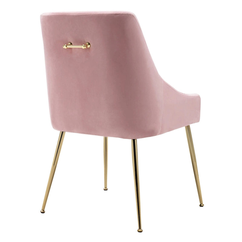 Fauteuil d'appoint contemporain en velours