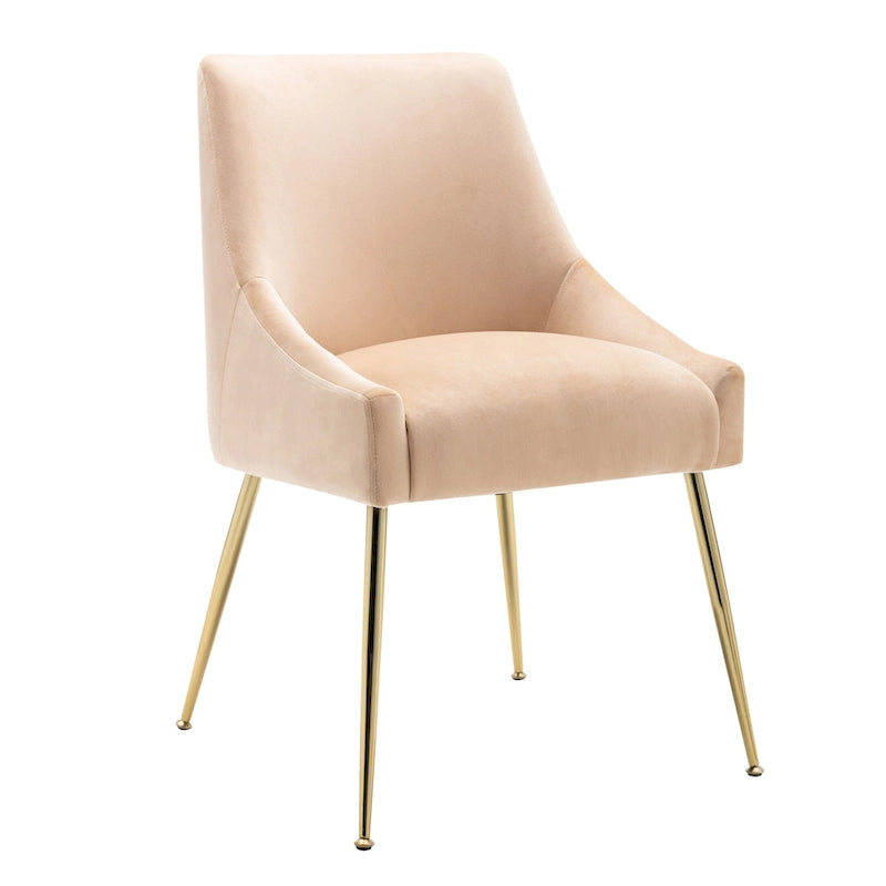 Fauteuil d'appoint contemporain en velours