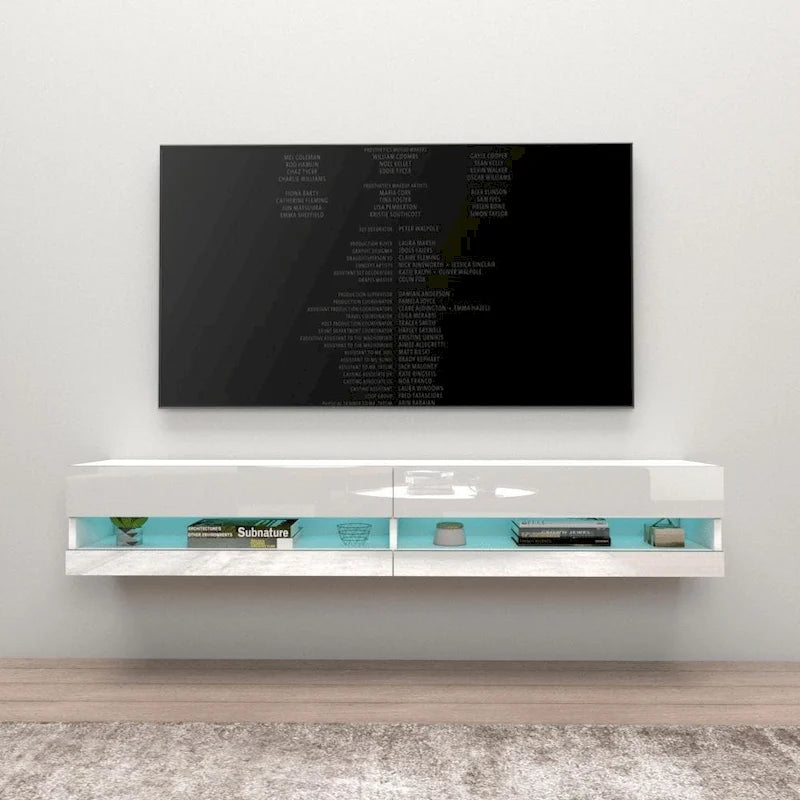 Meuble TV mural suspendu