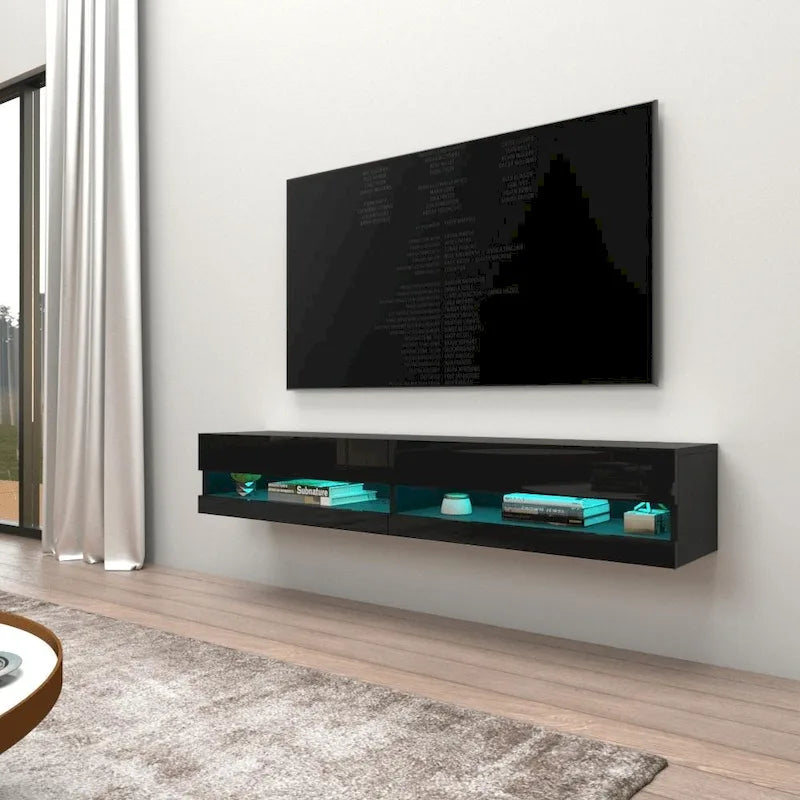 Meuble TV mural suspendu