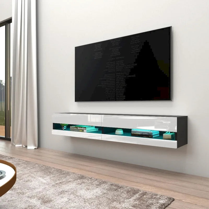 Meuble TV mural suspendu