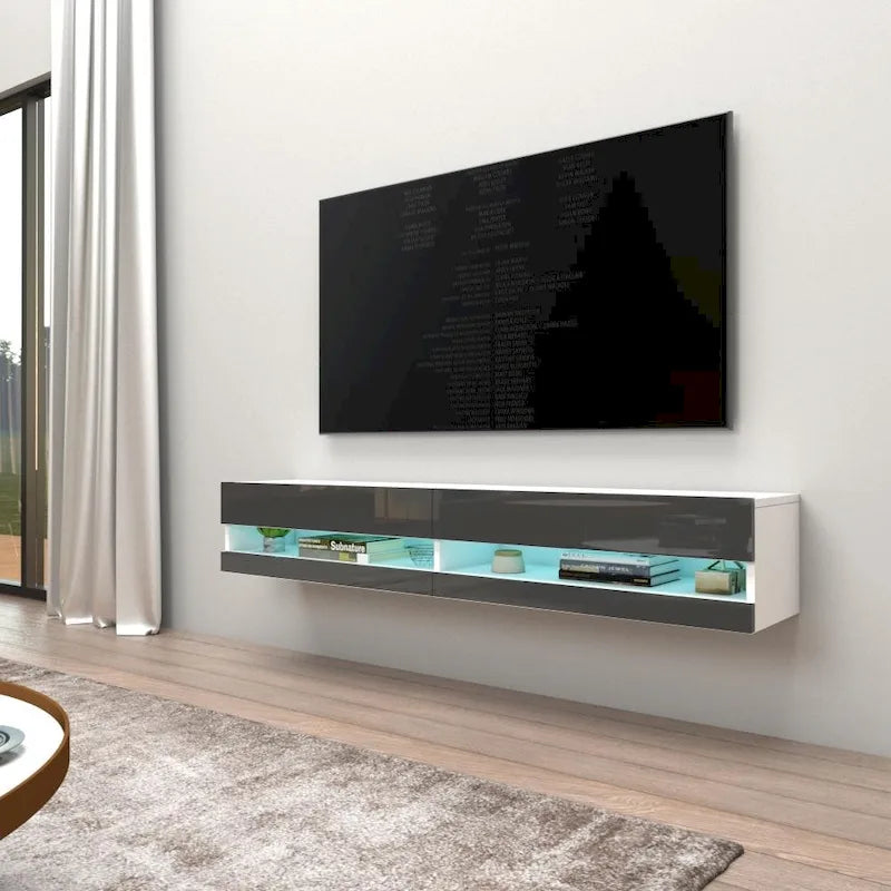 Meuble TV mural suspendu