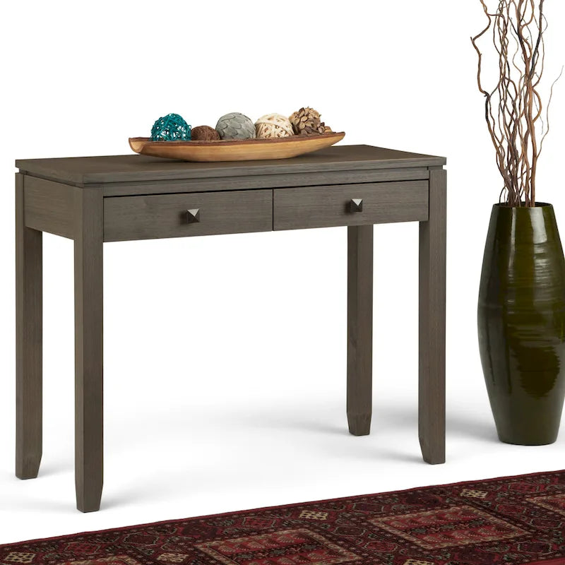 Table Console Canapé Contemporaine Large en BOIS MASSIF