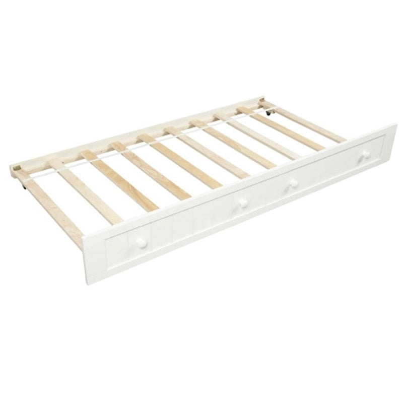 Lit de repos double en bois avec 2 tiroirs / Lit gigogne, Canapé-lit