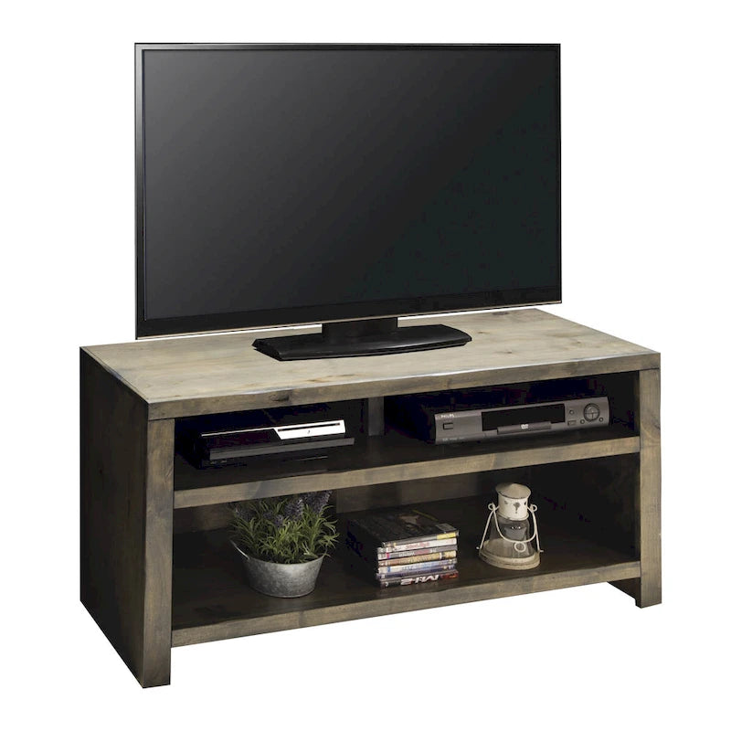 Meuble TV pour téléviseurs jusqu'à en finition bois de grange