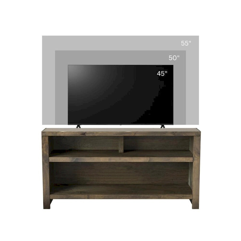 Meuble TV pour téléviseurs jusqu'à en finition bois de grange