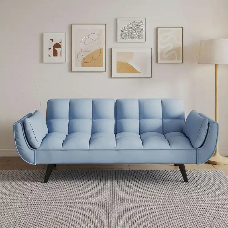 Canapé-lit futon, canapé futon pliable convertible inclinable