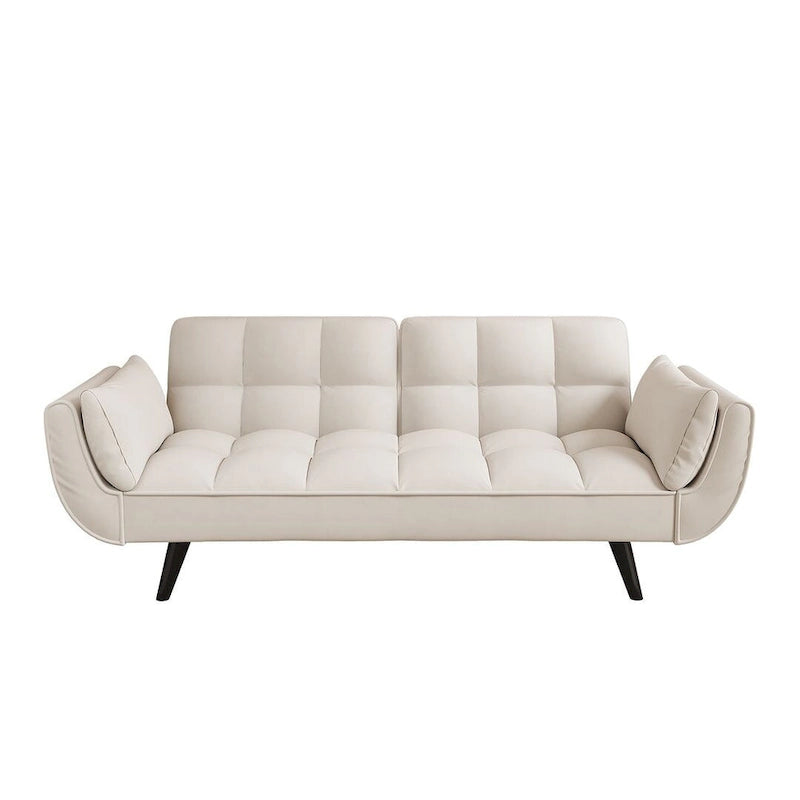 Canapé-lit futon, canapé futon pliable convertible inclinable
