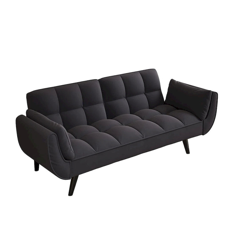 Canapé-lit futon, canapé futon pliable convertible inclinable
