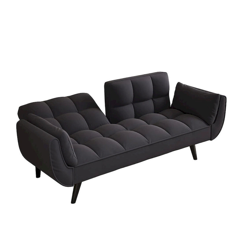 Canapé-lit futon, canapé futon pliable convertible inclinable