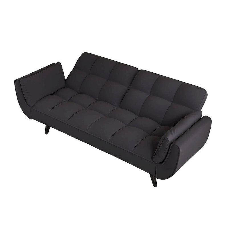 Canapé-lit futon, canapé futon pliable convertible inclinable