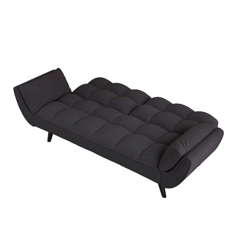 Canapé-lit futon, canapé futon pliable convertible inclinable