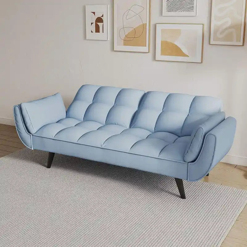 Canapé-lit futon, canapé futon pliable convertible inclinable