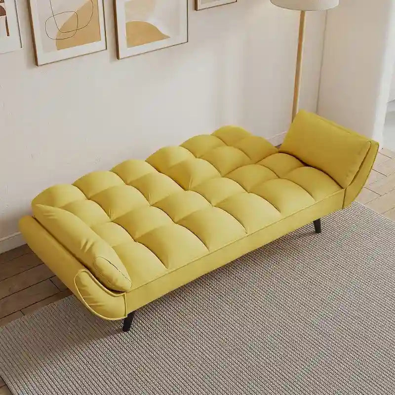 Canapé-lit futon, canapé futon pliable convertible inclinable
