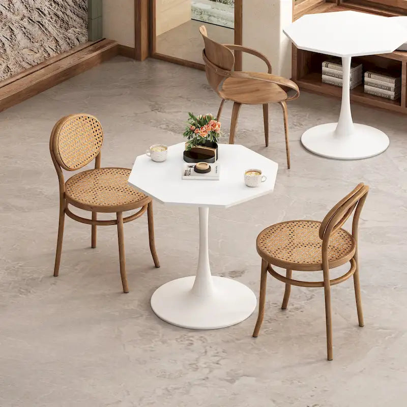 Table de salle à manger octogonale moderne