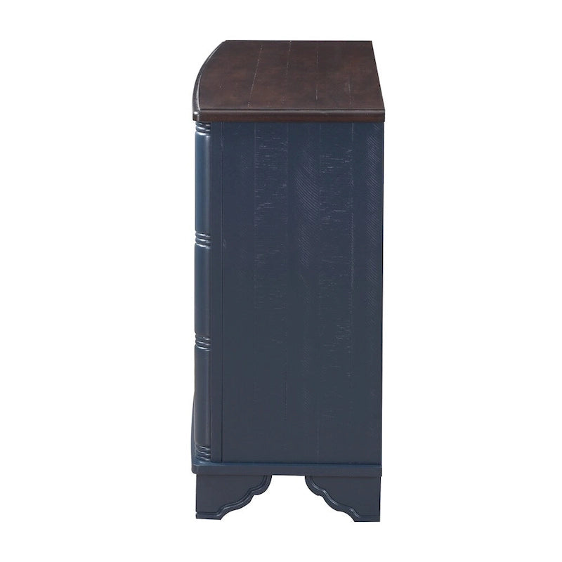 Table basse de canapé en bois rétro avec étagère de rangement réglable