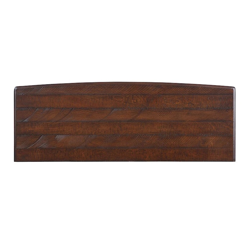 Table basse de canapé en bois rétro avec étagère de rangement réglable