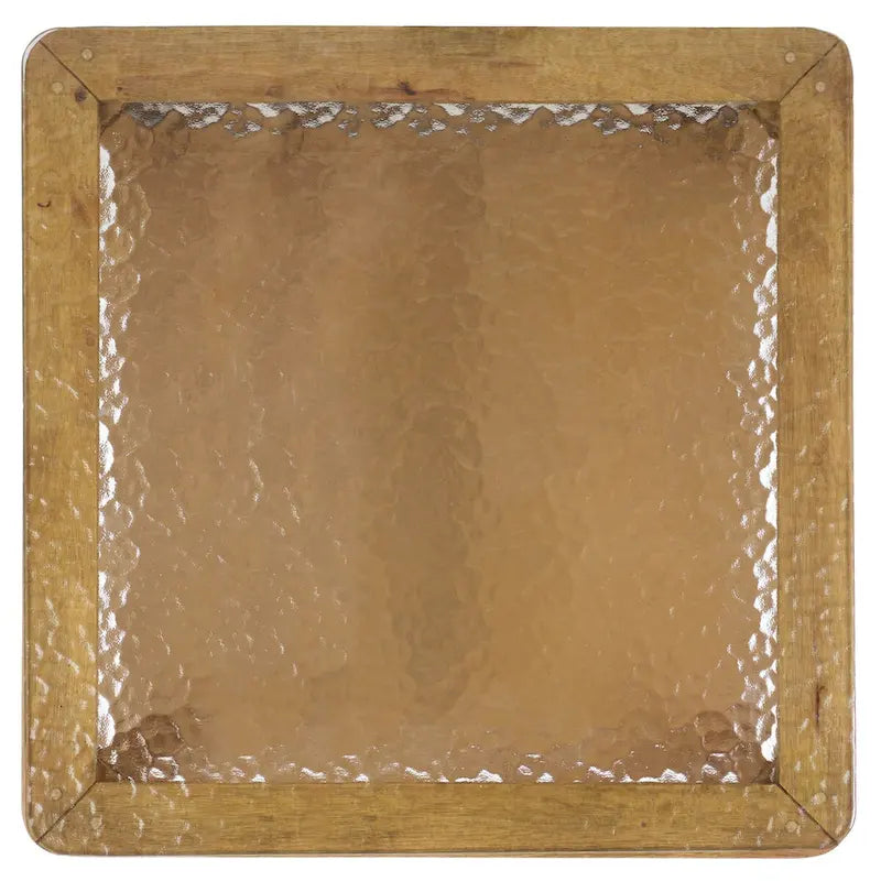 Table d'appoint à plateau en verre