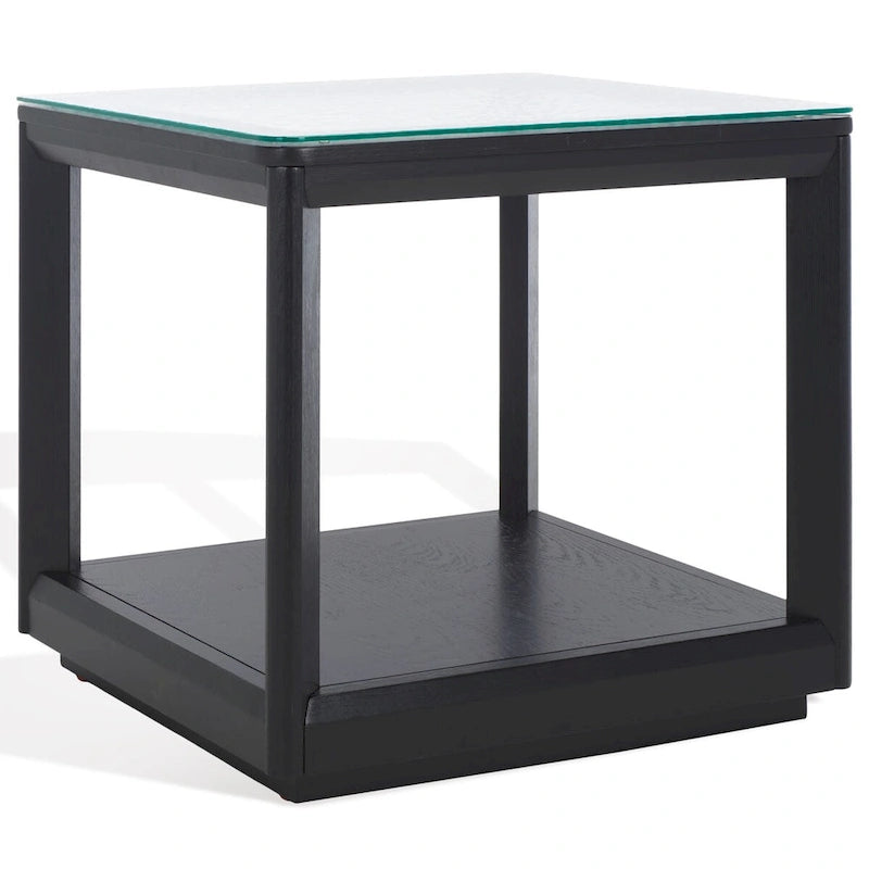 Table d'appoint à plateau en verre
