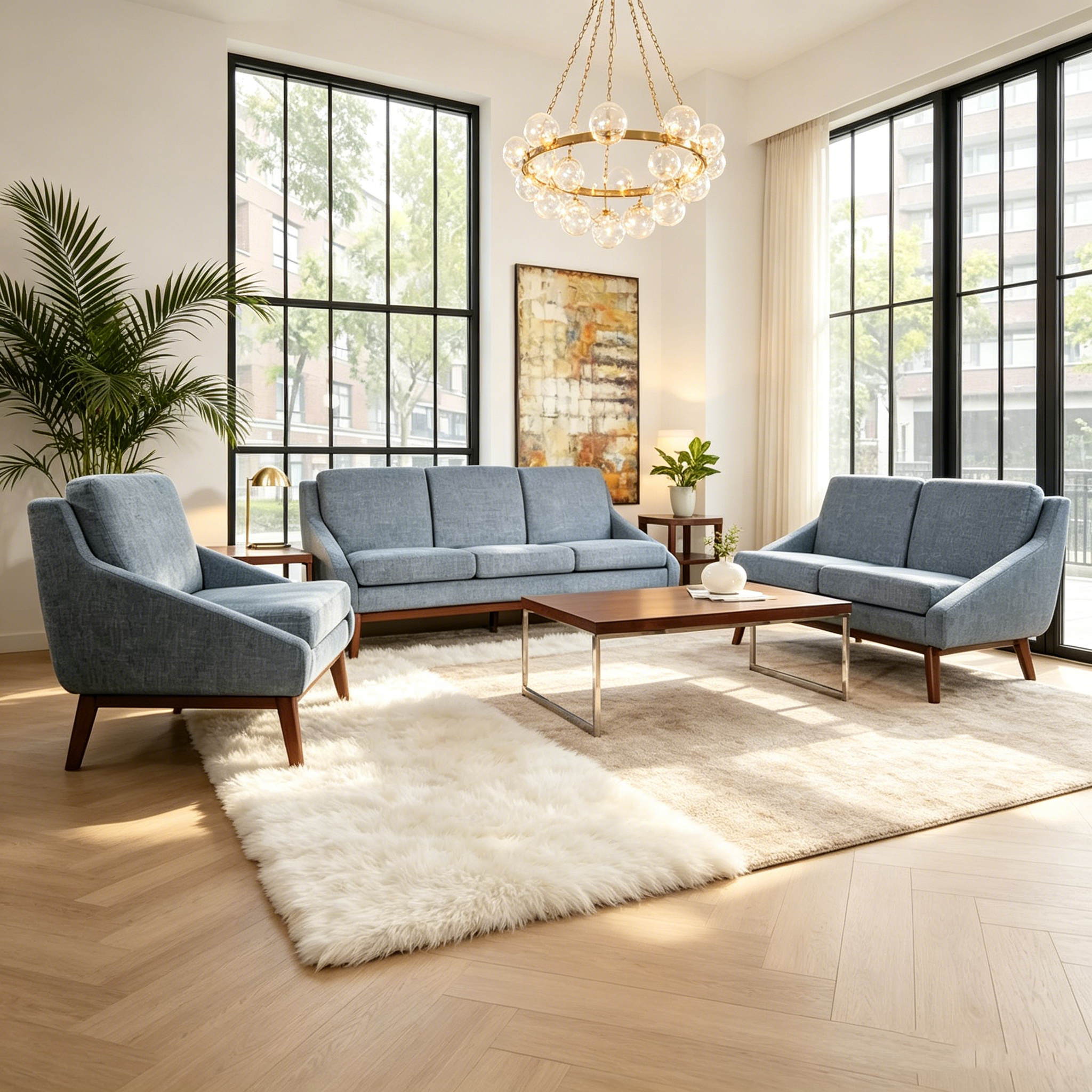 Fauteuil club du milieu du siècle